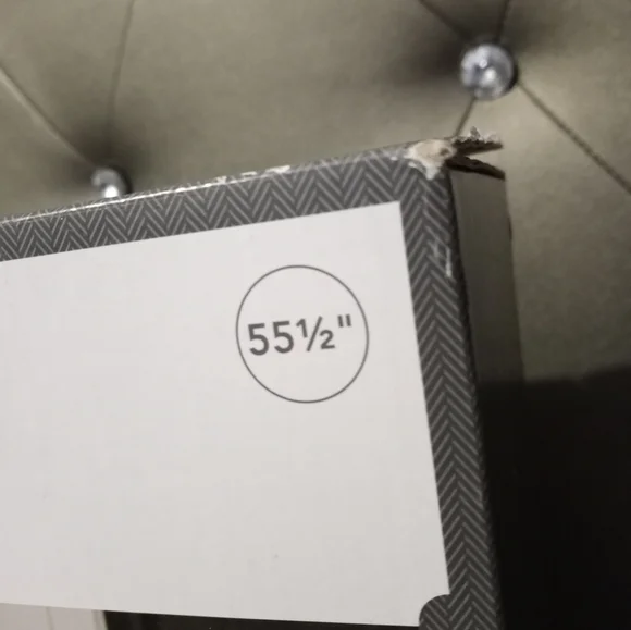 New Threshold Brown Loveseat 55.5 Cover Weather Resistant - Picture 3 of 4